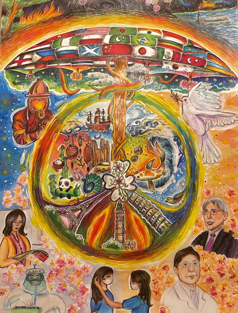 Peace Through Service peace poster
