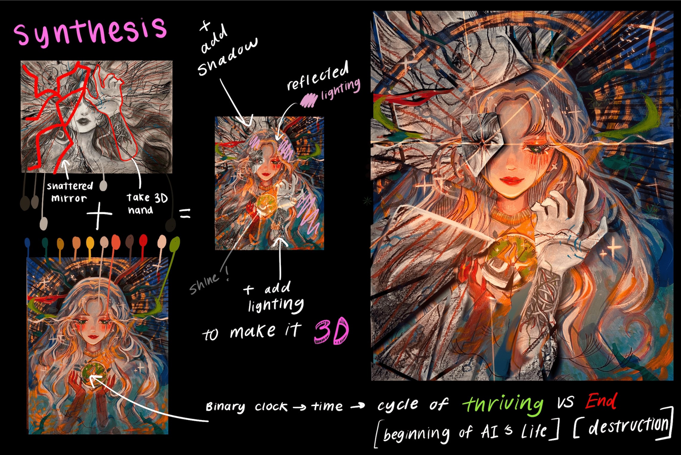 Digital Process: The Building Of question marks
