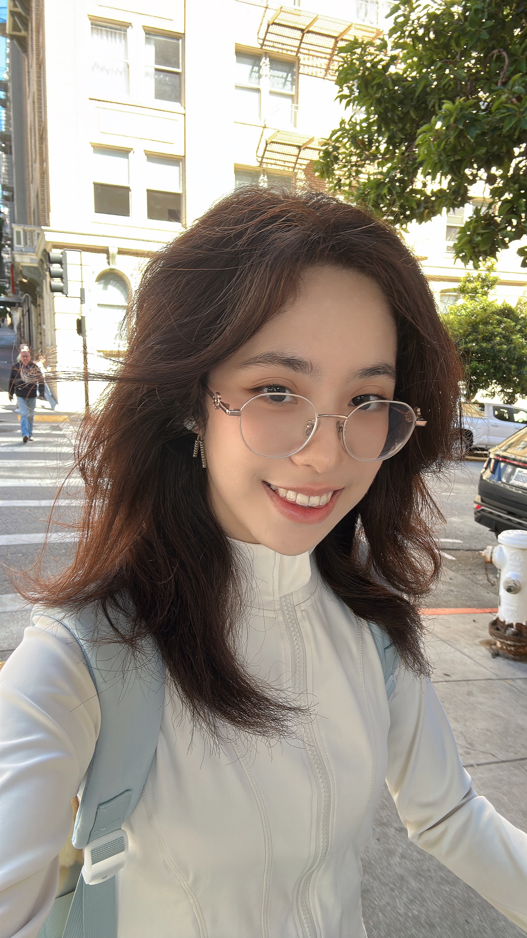 May enjoying a sunny day outdoors